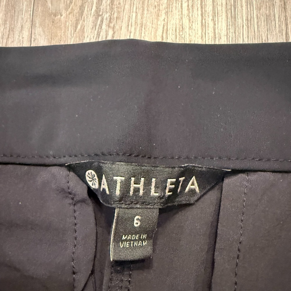 Athleta Womens 6 Luxe Gramercy Track Trouser Wide Leg - Picture 4 of 12